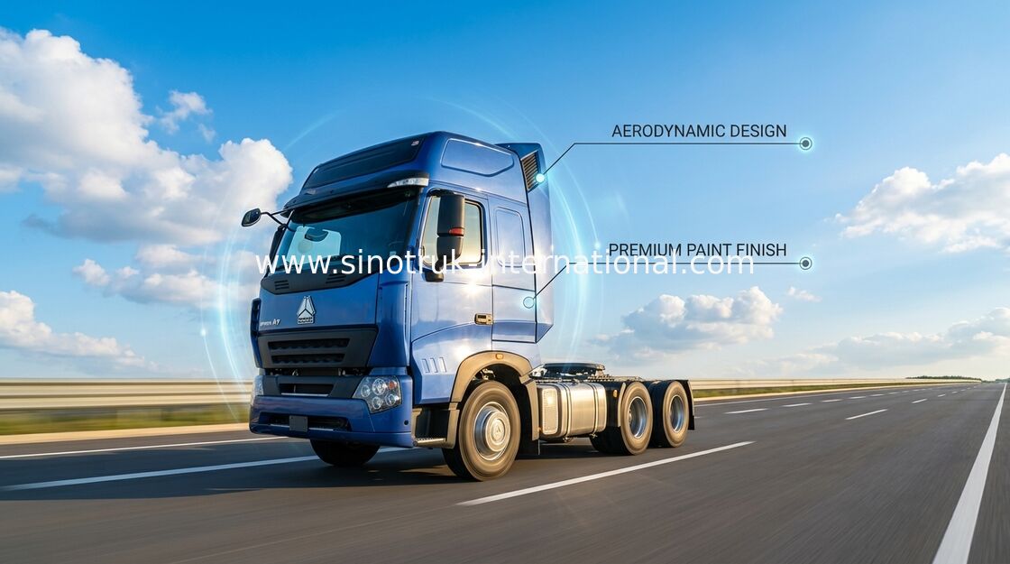 Głowica ciągnika siodłowego SINOTRUK HOWO z klimatyzatorem 60-70 ton