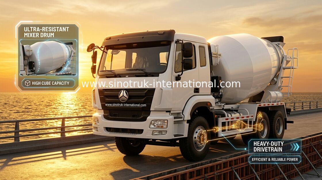 SINOTRUK HOHAN Pompa do betonu z pompą do betonu Euro2 290HP 6X4 ZZ5255GJBM3846B1