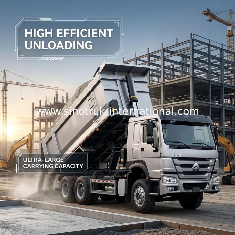 Ciężarówka SINOTRUK HOWO 400KM 12 kół LHD 40Tons 30CBM ZZ3317V3567B1