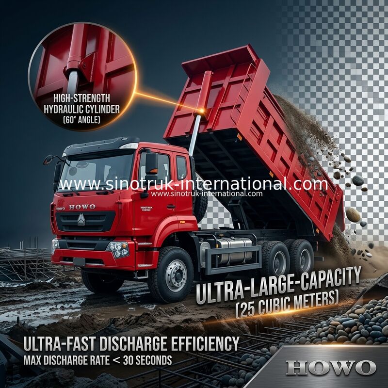 SINOTRUK HOHAN Nowy Howo 6X4 RHD 10 kół z tarpaulinem wzmocnionymi twardymi tylnymi drzwiami