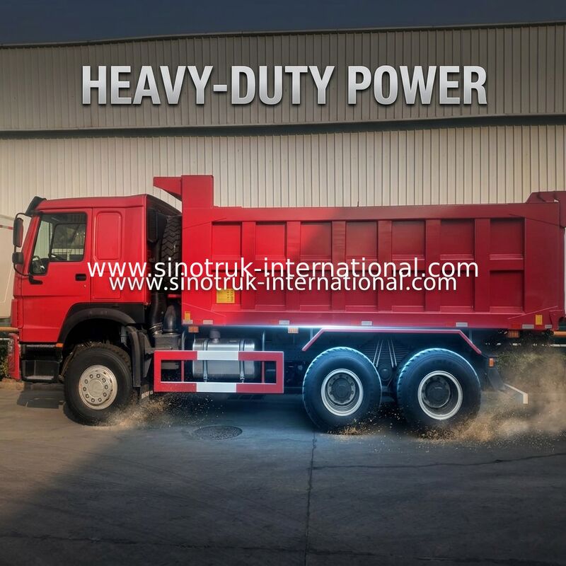 30 - 40 ton RHD Sinotruk Howo Wyrzucacz 10 kół