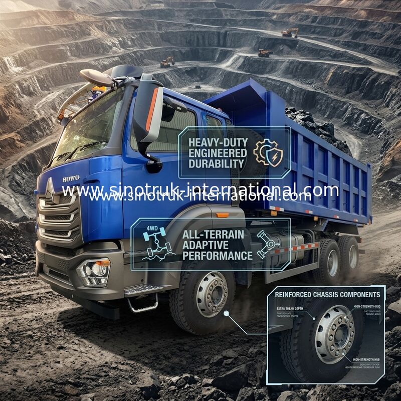 SINOTRUCK HOWO RHD 6×4 Wyrzucacz na 40 ton 10 kół