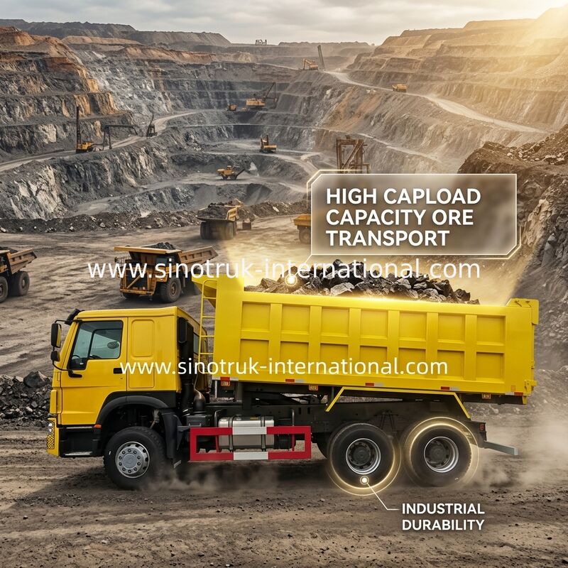SINOTRUK HOWO Wywrotka Wywrotka LHD 6×4 400KM 20CBM