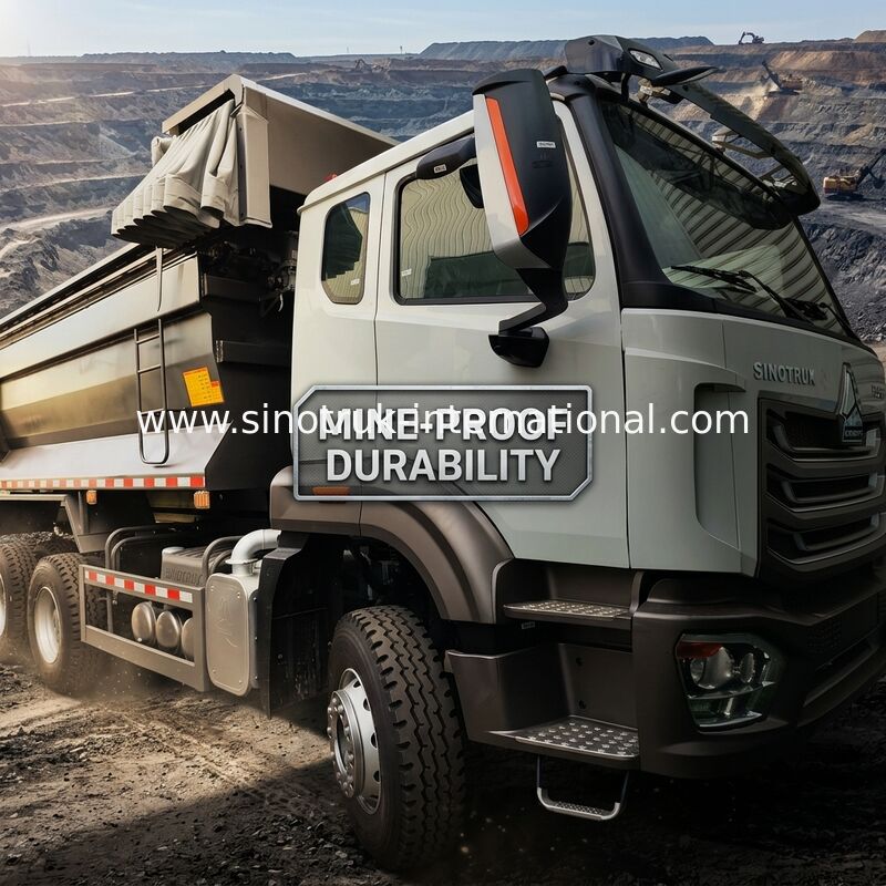 SINOTRUK HOWO LHD 6×4 10kołowe ciężarówki typu U do wydobycia 40 ton