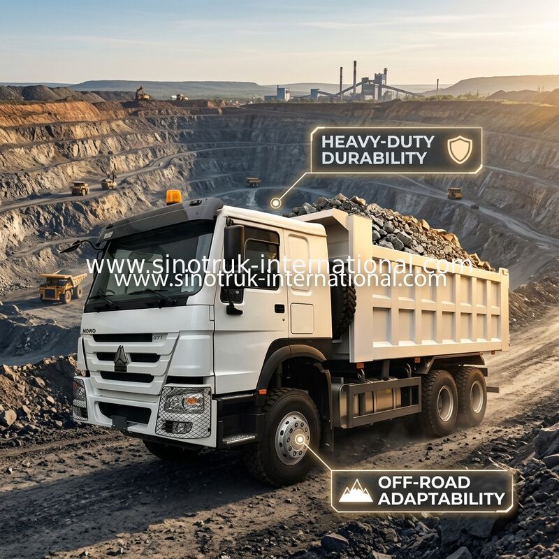 SINOTRUK HOWO Wywrotka Wywrotka LHD 6×4 371KM 20CBM
