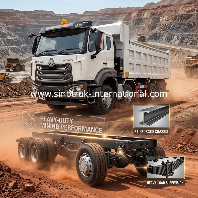 Wywrotka Sinotruk Howo, fabrycznie nowa, 380 KM, Rhd, 12 kół, 8 × 4