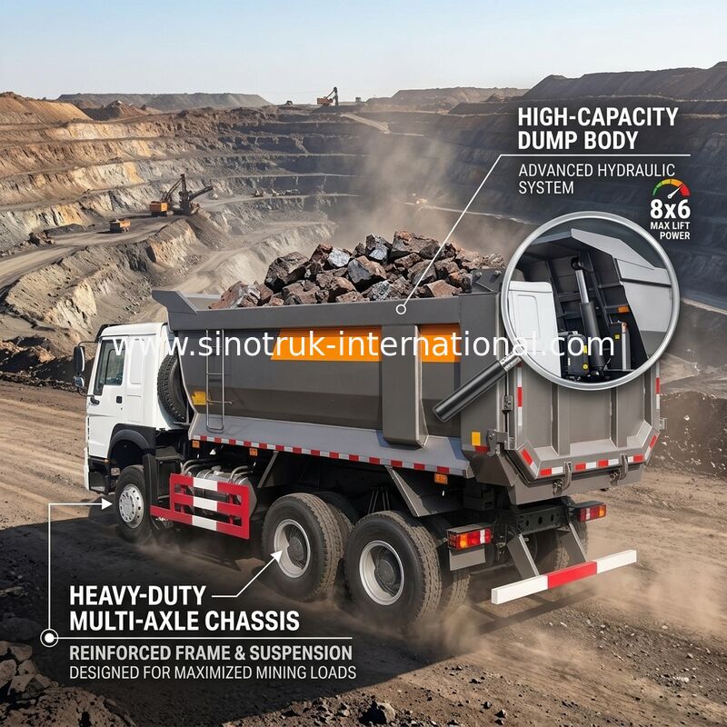 Wywrotka Wywrotka SINOTRUK HOWO 25t 336KM 6X4 LHD 10 - 25CBM ZZ3257N3647A
