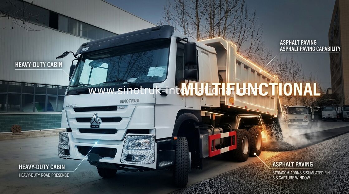 SINOTRUK HOWO Wywrotka 6X4 336KM LHD 10 kół 25 ton ZZ3257N3847B1