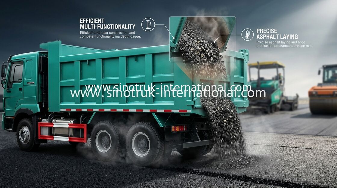 30-40 ton RHD 10 kół wywrotka SINOTRUK HOWO A7 dla budownictwa