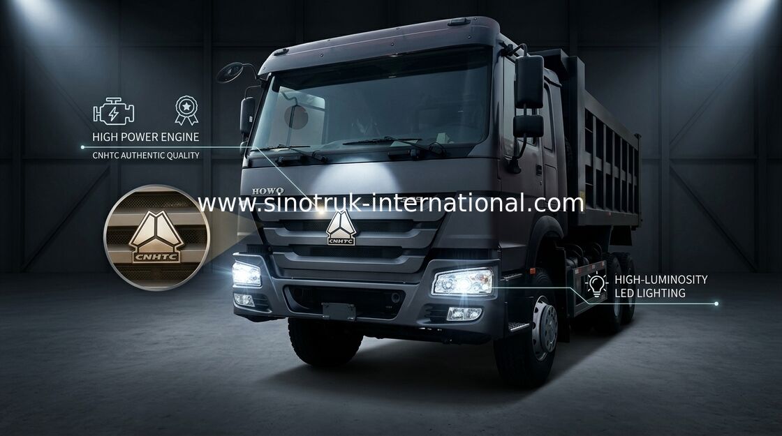 Automatyczna wywrotka Sinotruk Howo, Commercial 10 Wheeler Dump Truck
