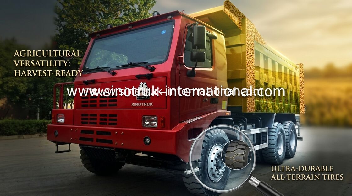 Kolorowe SINOTRUK HOWO 6x4 Wywrotka / HOWO Wywrotka dla górnictwa