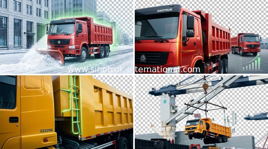 Wywrotka Wywrotka SINOTRUK HOWO 6X4 LHD 371HP 25-40 ton 10-25CBM ZZ3257N3847A