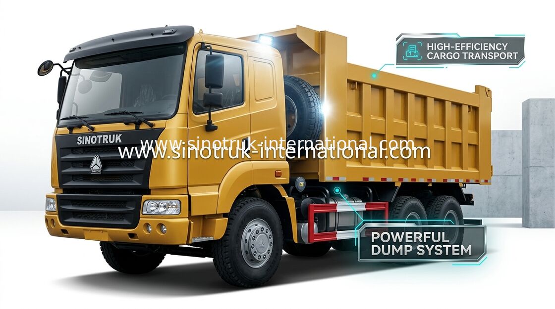 Wywrotka Wywrotka SINOTRUK HOWO 25-40tons 371HP 6X4 RHD 10-25CBM ZZ3257N3647A