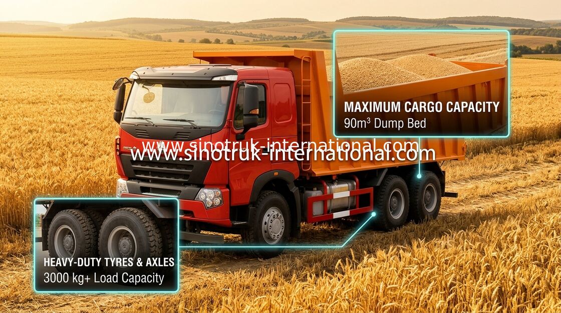 Wywrotka Wywrotka SINOTRUK HOWO A7 336HP dla górnictwa ZZ3257N3847N1
