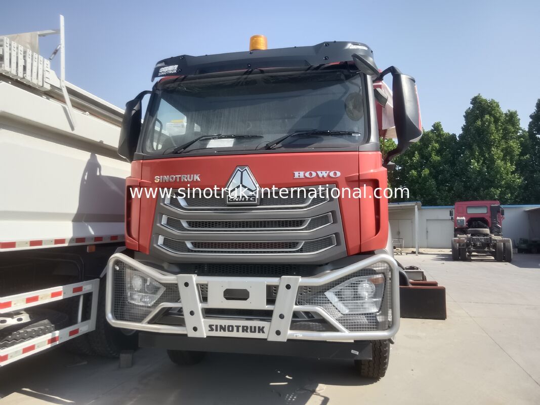 Sinotruk NX Dump Truck z silnikiem o mocy 371 KM, pojemnością 40-50 T i napędem 8×4 do transportu ciężkiego Czerwony