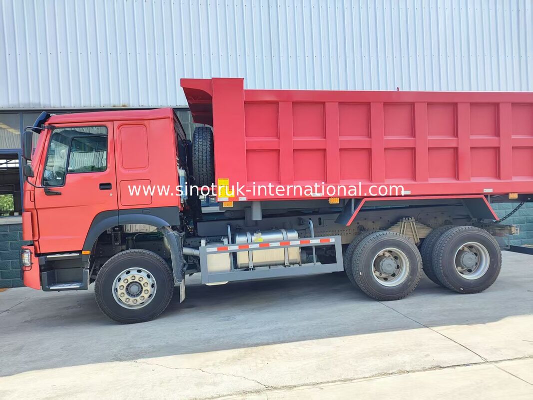 Ciężki wóz HOWO 371 KM 6×4 z napędem z napędem z napędem średnim, 20 m3, wyposażony w opony standardowe 12.00R20 do transportu masowego materiału