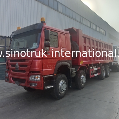 SINOTRUK RED HOWO 400HP 8×4 WYWROTKA LHD