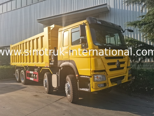 Wywrotka Sinotruk Howo 12 kół 400 KM 8 × 4 Górnictwo RHD Żółty