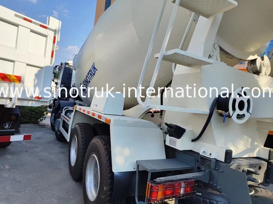 HOWO RHD 6*4 12CBM Biały Mixer Truck Wysoka Moc 380KM Wysokiej Wydajności Włoski Zbiornik Mieszania