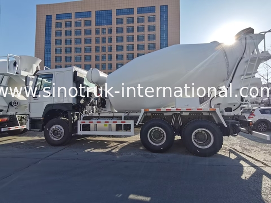 SINOTRUK HOWO 6×4 10 Kołowy Mieszalnik Betonu 400 KM Wysokiej Wydajności LHD