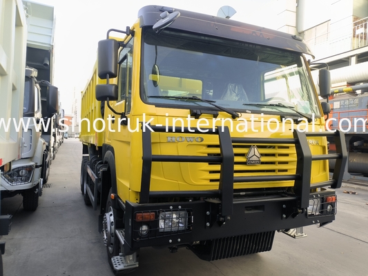 Sinotruk Howo Dump Truck 6 × 4 Lhd 10 Koła 20CBM Cargo Box Opony górnicze