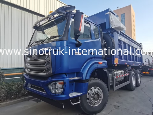 SINOTRUK HOHAN NEW HOWO 30 - 40 ton RHD 10 kół Tarpaulin dla budownictwa Błękitny Wysokiej wydajności Podnoszenie i rozładunek