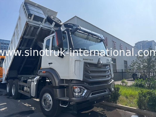 SINOTRUK HOHAN Howo Kierownicza Wydobywacz Środkowy Podnoszący Silnik Weichai 6 × 4 LHD W prostokątnej skrzynce ładunkowej Biały 19-20CBM
