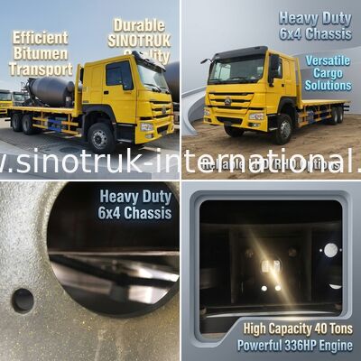 LHD RHD ZZ1257N4641W 40 ton 266HP Cargo Truck