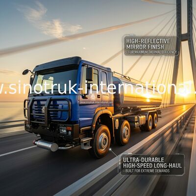 Ciężki wóz HOWO 8*4 400KM LHD Ciężarówka paliwowa 40CBM System podwójny zbiornik do dystrybucji paliwa na duże odległości