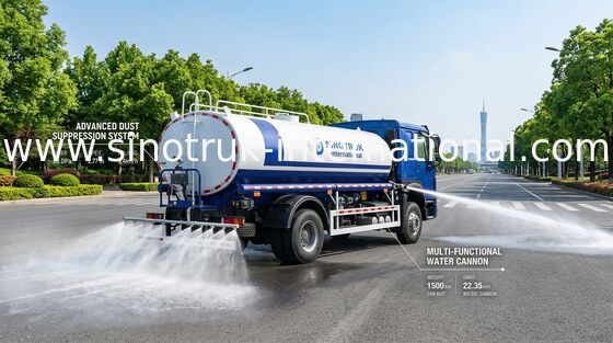 SINOTRUK HOWO Cisterna wodna 4x2 RHD 300HP 10CBM do trwałego transportu wody