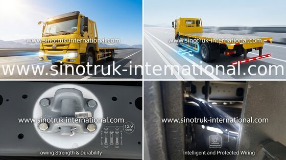 SINOTRUK HOWO ZZ1257S4641W 371HP Ciężarówka z platformą ładunkową