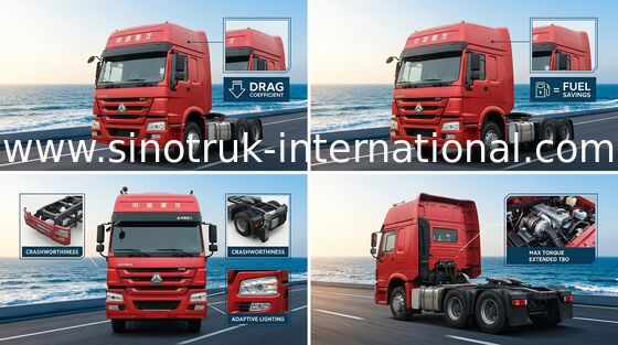 Ciągniki siodłowe SINOTRUK HOWO LHD 6X4 Euro2 336HP ZZ4257N3241W