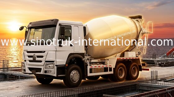 SINOTRUK HOWO LHD 6×4 10 kół Ciężarówka do betonowania Wysoka moc 400 KM