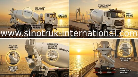 SINOTRUK HOWO Betonomieszarka 6×4 RHD ZZ1257V324JB1R