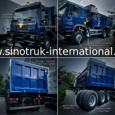 Sinotruk Howo Ghost Face Tipper wywrotka LHD 6 × 4 371HP 20cbm