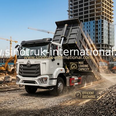 SINOTRUK HOHAN Howo Tipper Dump Truck Podwozie Weichai Silnik 6 × 4 LHD ZZ3257V384JB1 Model