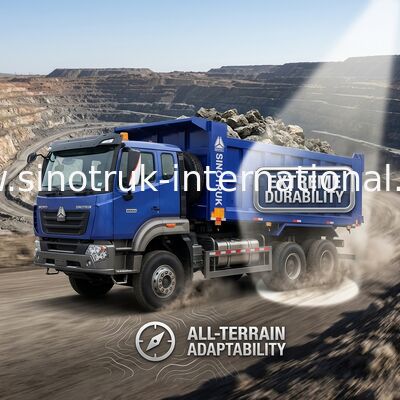 Sinotruk Howo Dump Truck Nx 6 × 4 Rhd 10 Koła H77L Kabina Euro 2