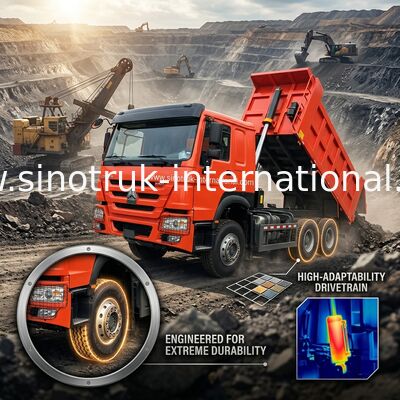 Sinotruk Howo Wypuszczalnik Wichai 380hp 10 Koła 6 × 4 Lhd 20CBM