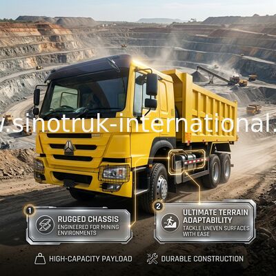 Sinotruk Howo Wypuszczalnik Weichai 380hp 10 Koła 6 × 4 Rhd 20CBM