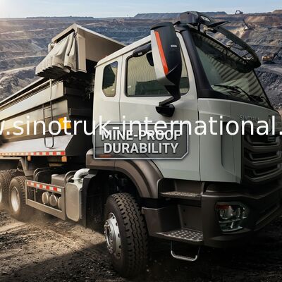 SINOTRUK HOWO LHD 6×4 10kołowe ciężarówki typu U do wydobycia 40 ton