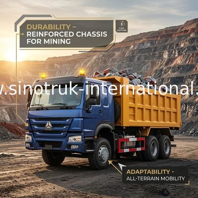 SINOTRUK HOWO Wywrotka Wywrotka LHD 6×4 400KM