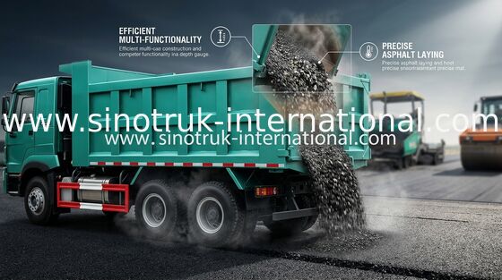 30-40 ton RHD 10 kół wywrotka SINOTRUK HOWO A7 dla budownictwa