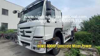 Betoniarka SINOTRUK HOWO 6x4 o mocy 400 KM