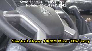 Betoniarka Sinotruk Howo 10CBM Wysoka wydajność