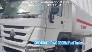 SINOTRUK HOWO 33CBM Cysterna do transportu ropy o dużej wytrzymałości