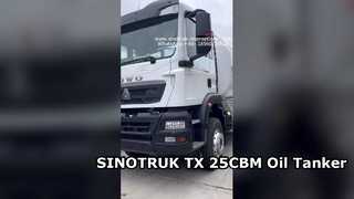 SINOTRUK TX 6X4 Cysterna do transportu ropy o wysokiej wydajności